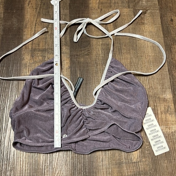 Urban outfitters Out from Under Purple Halter Bikini Top small summer beach Y2K - Picture 3 of 8
